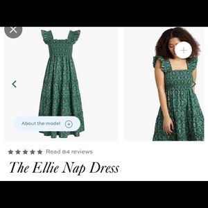 Emeral trellis nap dress XS